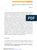 Herramientas Para El Análisis Político Del Plano Extra-lingüístico Del Discurso Desde La Perspectiva de Ernesto Laclau, Hernán Fair