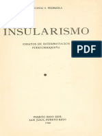 Antonio S. Pedreira. Insularismo. Ensayos de Interpretación Puertorriqueña.