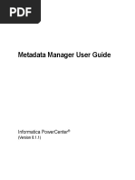 Metadata Manager Guide