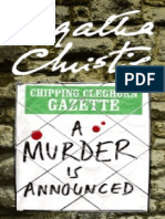 A Murder Is Announced Agatha Christie PDF