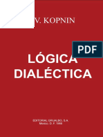 LIBRO Kopnin P v Logica Dialectica[1]