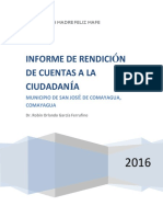 Informe Final de RCC MAFE San José 2016
