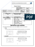 Ficha de Teoría Operaciones Entre Conjuntos