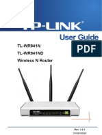 TPLink tl-wr941nd Broadband Router User's Guide