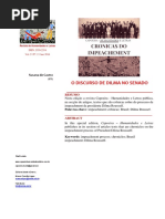 Susana de Castro - O Discurso de Dilma no senado