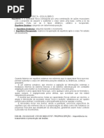 CAPACIDADE FÍSICA equilíbrio