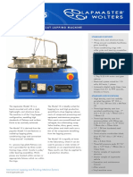 Model 15: Precision Open Face Flat Lapping Machine