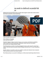 Thai Buddhist abbot faces defrocking over money laundering charges