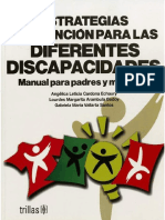 12. Estrategias de Atencion Para Las Diferentes Discapacidades