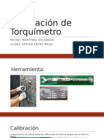 Calibración de Torquímetro