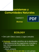 Ecosistemas y Comunidades Naturales