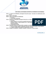 Cambio de Direccion Fiscal de Sociedad Patente de Comercio de Sociedad