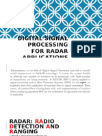 Digital Signal Processing Report