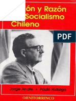 Pasion y Razon Socialismo Chileno Jorge Arrate Paulo Hidalgo