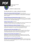 AFRICOM Related News Clips July 15, 2010