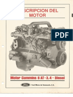 Motor Cummis 6AT 3.4 Diesel