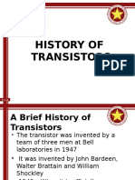 1 - INTRODUCTION - History of Transistor