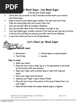4 GALV HighBloodSugarLowBloodSugarStudentRevised1104 Web