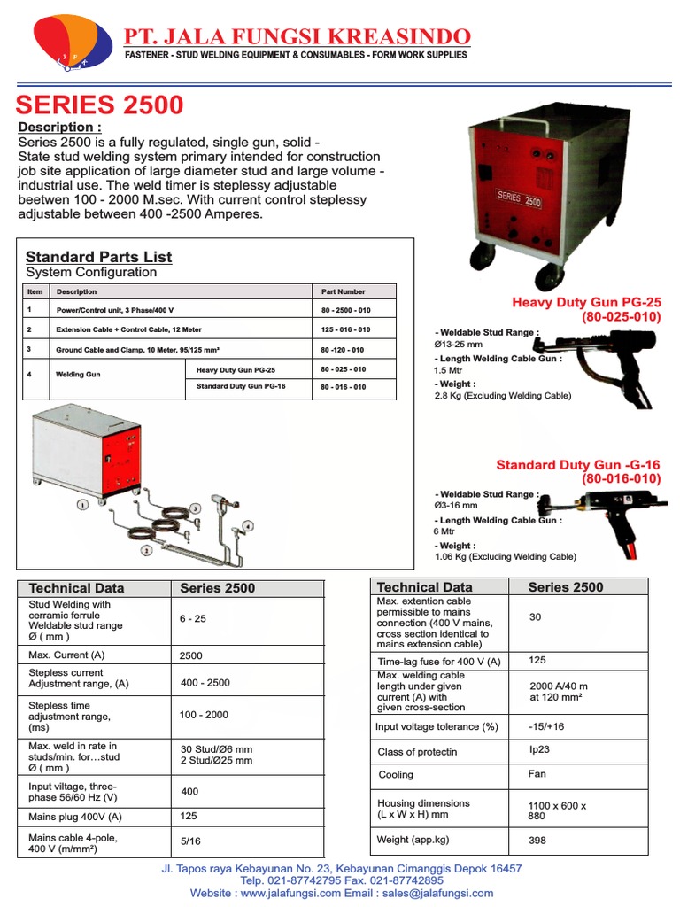 Manual Book Mesin Series 2500.PDF-1 | Mains Electricity | Welding