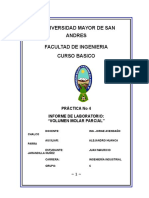 Fisicoquímica - Volumen Parcial Molar