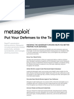 Metasploit: Put Your Defenses To The Test