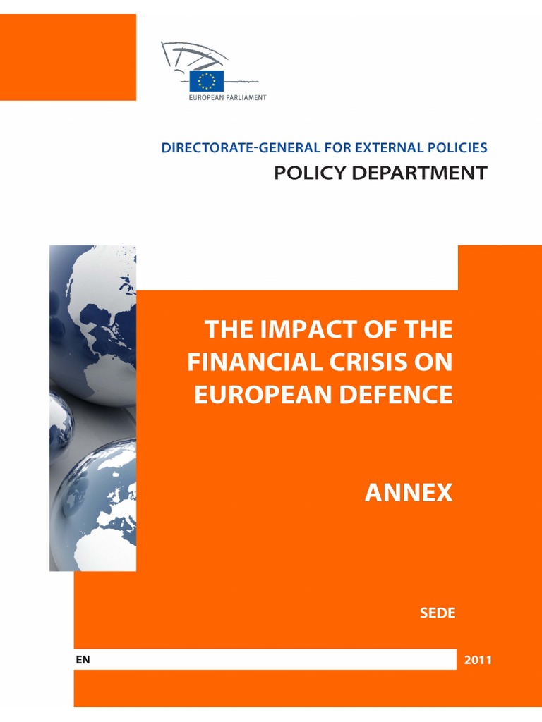 The Impact of The Financial Crisis On European Defence | PDF | Euro ...