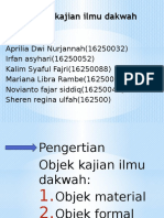 Objek Kajian Ilmu Dakwah