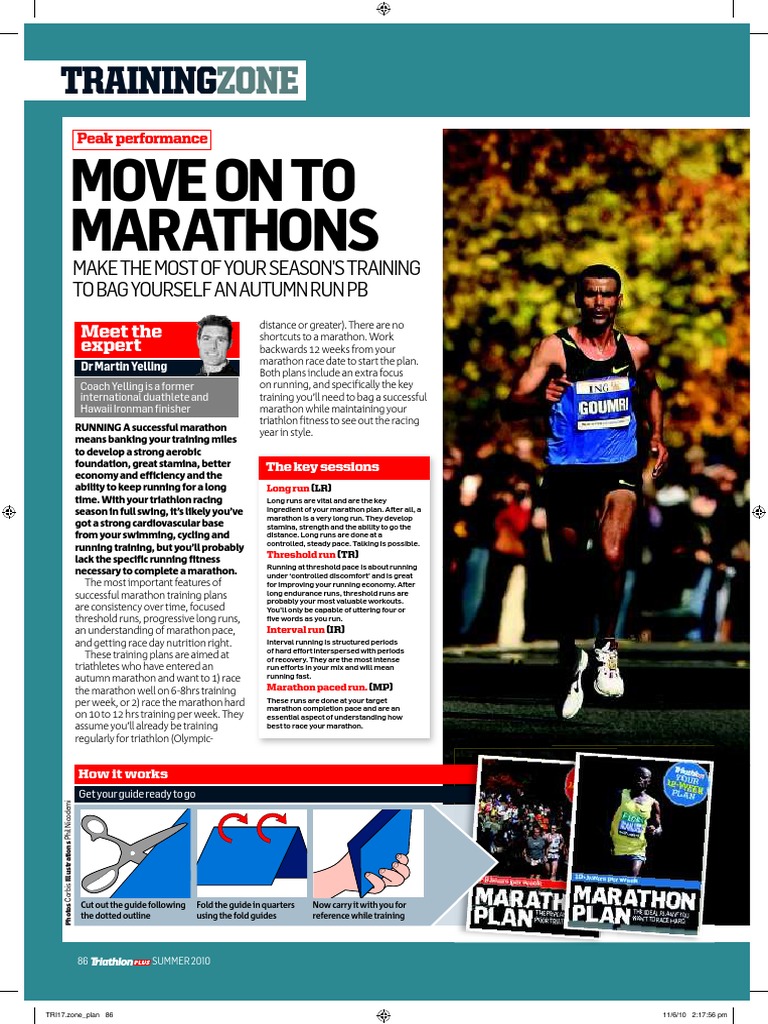 Marathon Training Plans for Triathletes | PDF