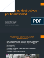 Ensayos No Destructivos Por Hermeticidad