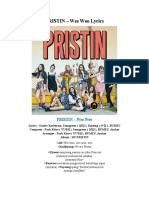 Pristin - Wee Woo Lyrics