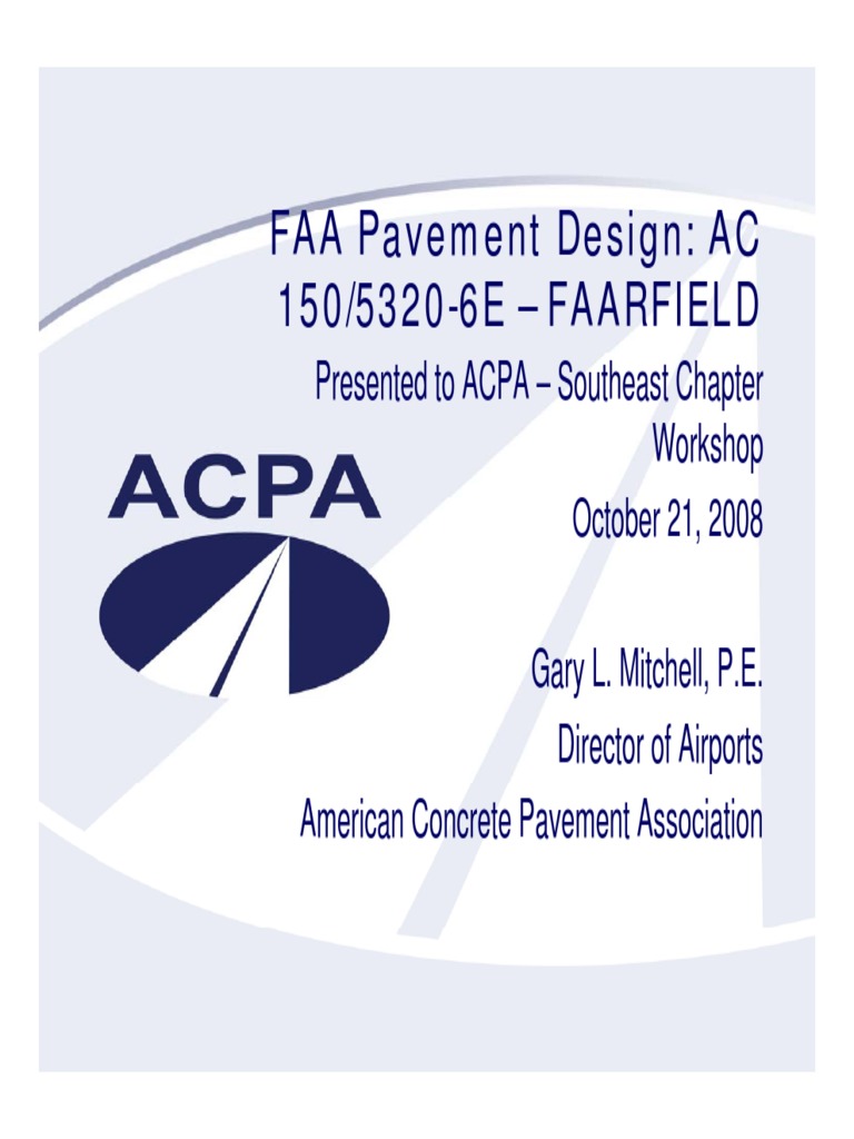 FAA Airport Pavement Design Guide | PDF | Runway | Road Surface
