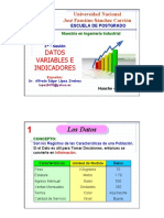 1 - Datos, Variables e Indicadores