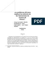 Traduccion Articulo Los problemas del peso explican los retornos de las Operaciones de acarreo de divisas ? 