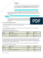 Accounting: Adjusting Entries