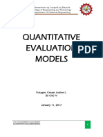 Quantitative Models