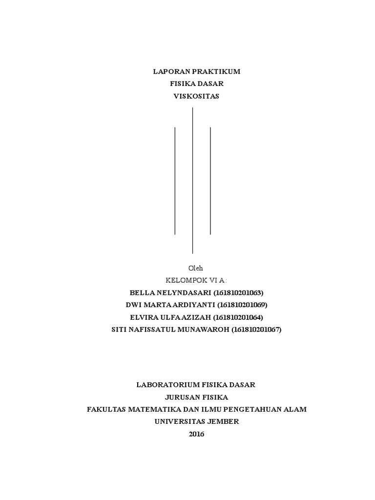 Laporan Akhir Viskositas