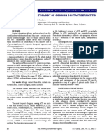 Etiology of Common Contact Dermatitis: Resume