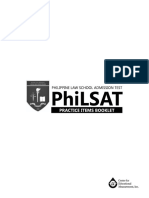 Download Philsat Practice Items Booklet by Laser SN343600585 doc pdf