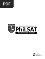 Download Philsat Practice Items Booklet by Laser SN343600585 doc pdf