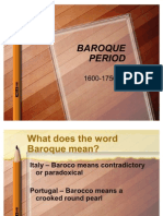 Report in Baroque