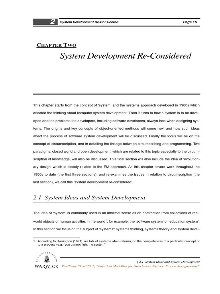 Chap 2 | PDF | System | Systems Thinking