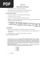 Unit-Ii Process Models: The Waterfall Model