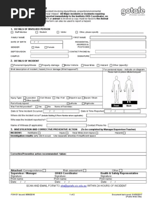 Incident Report Form