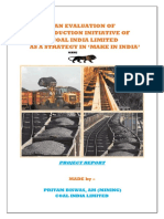 An Evaluation of Production Initiative of Coal India Limited As A Strategy in Make in India'