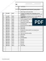 Edit Decision List: Card No. File Name Duration (MM:SS) Us e Y/ Comments