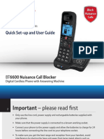 Bt6600 User Guide