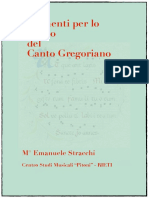 Elementi Per Lo Studio Del Canto Gregoriano