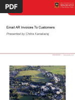 Email Ar Invoices to Customers