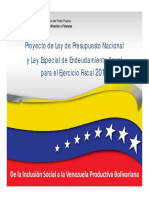 Presupuesto Nacional 2013