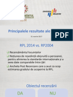 Principalele Rezultate Ale RPL 2014: 31 Martie 2017